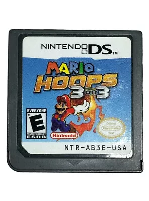 Mario Hoops 3 On 3 (Nintendo DS 2006) - Cartridge Only - Tested & Working • $19.99