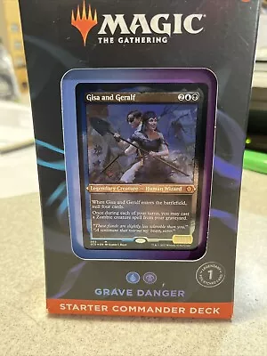 Magic The Gathering Grave Danger Starter Commander Deck 2022 • $59.99