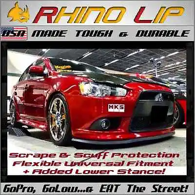 Mitsubishi Fortis FTO GTO I I-MiEV Lancer Evolution Rubber Chin Lip Spoiler Trim • $39