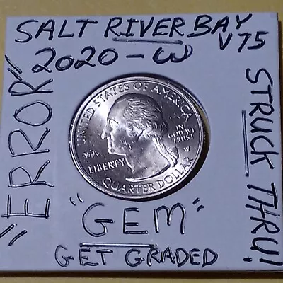 2020-w-SALT BAY WEST POINT*ERROR*  ATB MINI STRUCK THRU⚡ REVERSE 🇺🇸 • $69