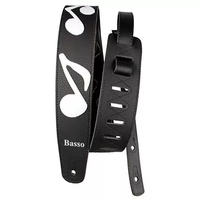 Basso Guitar Strap Basso Musical Note Black No.79 • $44.27