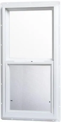 Single Hung Vinyl Window 18 In. X 36 In. Garage Porch Durable Replacement White • $155.18