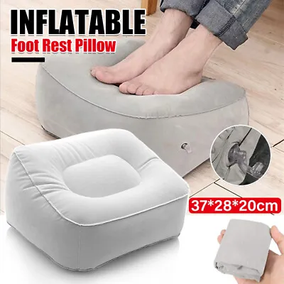 $10.29 • Buy Travel Inflatable Foot Rest Air Pillow Cushion Office Home Leg Footrest Relax AU