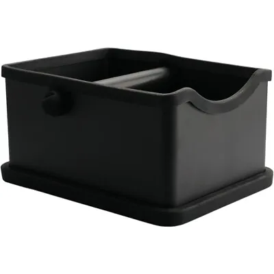 $72.80 • Buy Coffee Knock Box Bin Espresso Grinds Tamper Waste Knock Box Black Waste Tube 