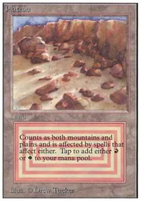 MTG Plateau Medium Play Normal Unlimited • $700.99