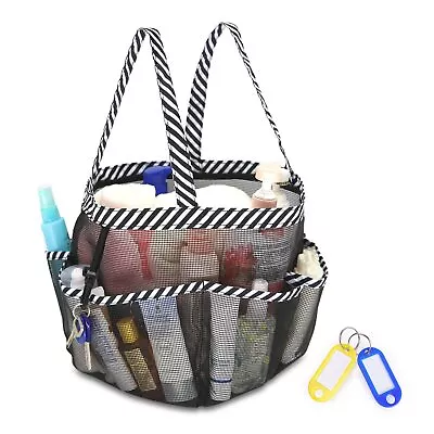 Bolsa De Artículos De Tocador Para Baño Con Carrito De Ducha De Malla Portátil • $12.30