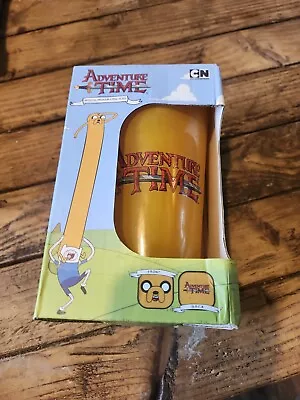 £7.99 • Buy Adventure Time Official Premium Large Glass Jake Dog Juice Beer Cartoon Network