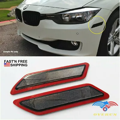 For 12-15 BMW F31 F30 3 Series Smoke Bumper Side Marker Deflector Reflector Lamp • $16.49