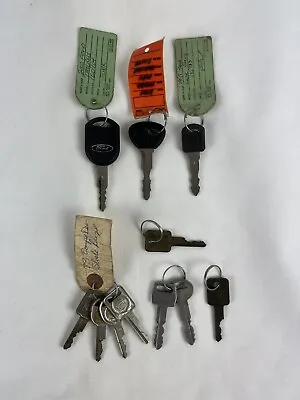 Vintage Set Of Automotive Keys Lot Of 10 GM Cadillac Ford Mazda • $24.95