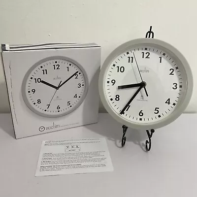 £17.99 • Buy Acctim Nardo 20cm Radio Controlled Grey Wall Clock