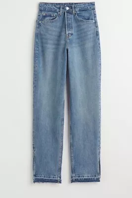 H&M Straight High Waisted Jeans Size 8UK • £3