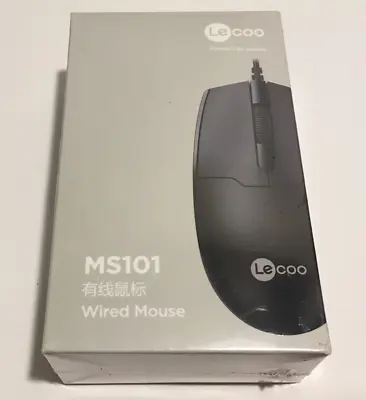 Lecoo MS101 Wired Mouse Powered By Lenovo Sealed • $9.97