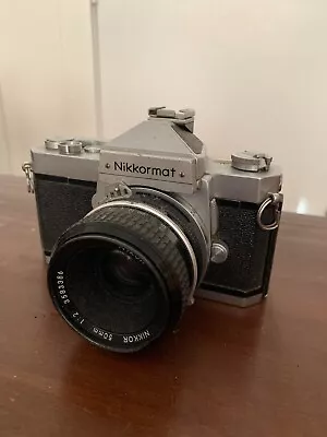 Nikon Nikkormat FTN 35mm SLR Film Camera With Nikon Nikkor 50mm F/2 • $50