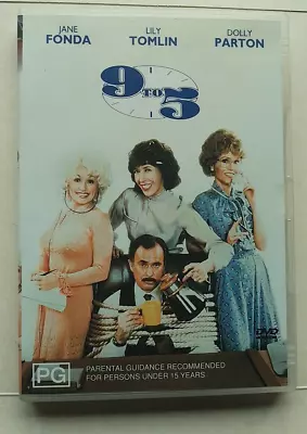 9 To 5 (1980) Region 4 DVD - Jane Fonda Lily Tomlin Dolly Parton Ex-Rental GC • $9.95