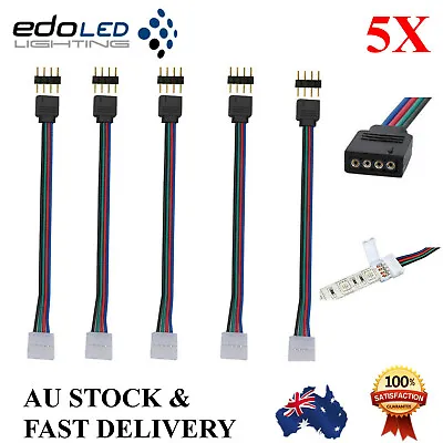  4PIN Male/Female Connector Wire Cable For 3528 5050 RGB LED Strip Light • $6.95