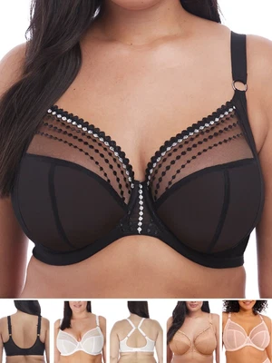£32.95 • Buy Elomi Matilda Bra Plunge Three Section Cups J Hook Plus Size Bras Lingerie