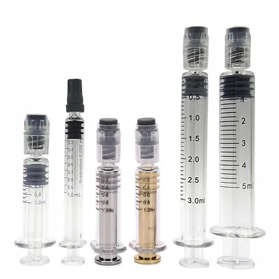 Acrylic Luer Lock Syringe For Labs Use For Thick Liquids Glue ^.^ • $8.40