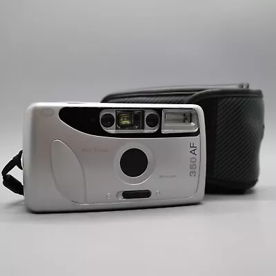 Boots 350 AF 35mm Film Point And Shoot Camera Silver Tested A2 • £34.99