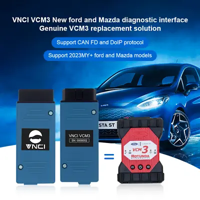 VNCI VCM3 For Ford And Mazda 2-in-1 Diagnostic Tool Support DoIP And CANFD • $199