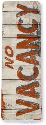 $7.95 • Buy TIN SIGN No Vacancy Cottage Hotel Motel Rustic Metal Decor B789