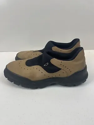 Rare Oakley Flesh Mens US 12 Slip On Shoes Hiking Walking Suede Loafers Vintage • $98.99