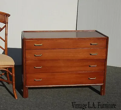 Vintage Mid Century Modern McGuire Bachelors Chest Dresser  • $1750