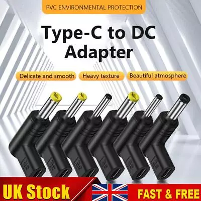 19V Output Jack Connector Universal PVC PD Power Adapter For Tablet For Mini Fan • £5.29