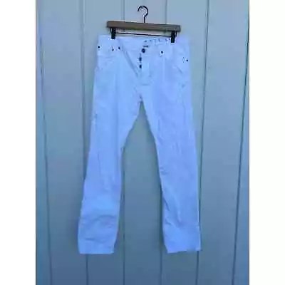 Burberry Brit White Denim Men's Straight Leg Jeans Size 34R • $65