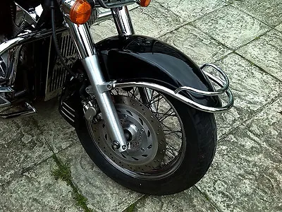 HONDA VTX1300 RETRO R S CHROME FRONT FENDER BUMPER RAIL TRIM Kotflügel Reling • $126.23