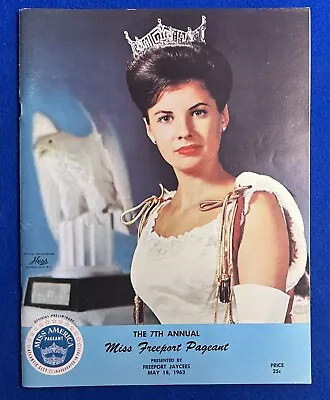Vintage 1963 Miss Freeport Ill. Pageant Program (Miss America) / With News Clips • $9.99