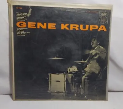 $14.99 • Buy Drummer Gene Krupa 1st Pressing 1955 Columbia Records 6-eye Vinyl Lp Anita O'day