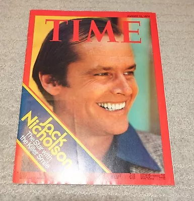 Time Magazine August 12 1974 Jack Nicholson • $45