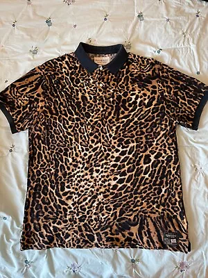 Ralph Lauren Denim & Supply Leopard Print Shirt Mens Size Large • $60