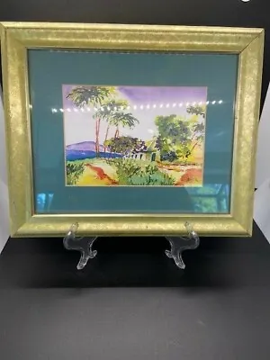 Ada Lau Horn Original Watercolor Print ‘Maui’ Signed And Titled EUC • $25