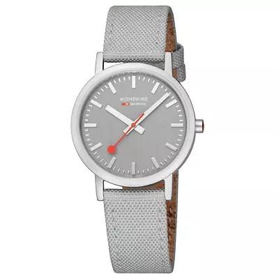 Mondaine Official Swiss Railways Gray 36mm A660.30314.80SBH AUTHORISED DEALER • $215.54