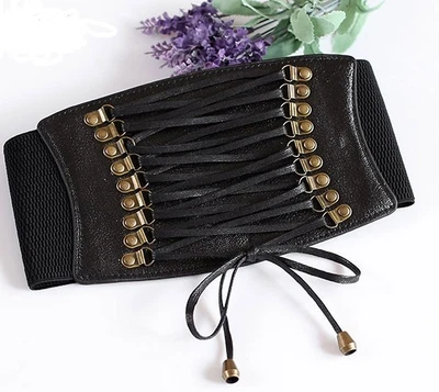 £19.19 • Buy Vintage Renaissance Faire Pirate LARP Steampunk Corset Bodice Cosplay New