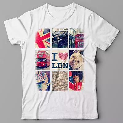 Funny Cool T-shirt For Men Or Women I LOVE LONDON - UK British Flag • $15.97