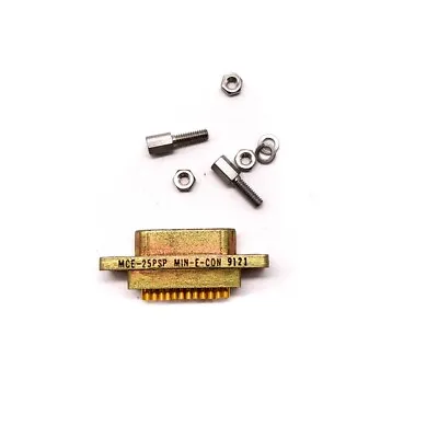 Medl MCE-25PSP D-Sub Micro D 25 Pin Connector Plug MIN-E-CON 9121 • $119.96