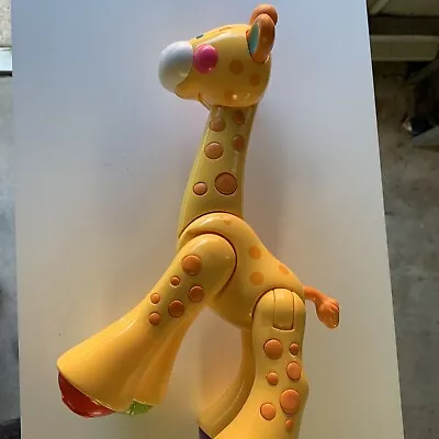 FISHER PRICE  Yellow   Posable  Giraffe Kids Tactile Toy Animal Figurine Friend • $6