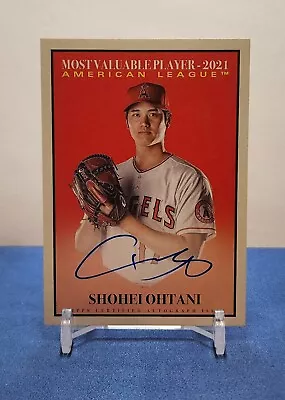 2022 Topps Archives 1961 MVP Autograph Shohei Ohtani 61TM-SO /50 • $1299.95