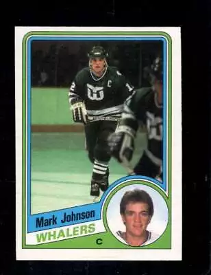 1984-85 O-pee-chee #72 Mark Johnson Exmt Whalers *x94776 • $1.25