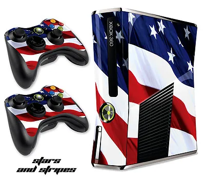 Skin Decal For Xbox 360 Slim Gaming Console & Controller Xbox360 Slim S&S • $8.95