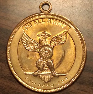 1896 McKinley/Hobart Mechanical Dollar. Anti-Bryan Political Medal/token/fob/lot • $125