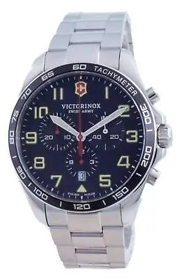 Victorinox Field Force Swiss Army Tachymeter Chronograph Quartz 241855 Men Watch • $623.47