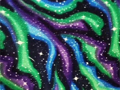 Fleece Printed Antipill Winter Fabric MILKYWAY GALAXY / 58  Wide / SBY • $12.40