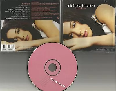 MICHELLE BRANCH Breathe 8TRX W/ RARE CLUB & MIXES & EDITS LIMITED USA CD Single • $24.99