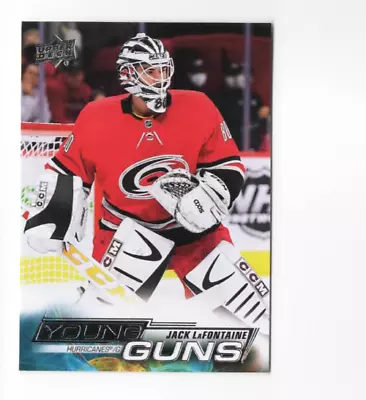 2022-23 Upper Deck Series 1 Young Guns Jack LaFontaine Hurricanes C-806 • $2.99