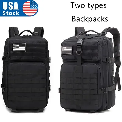 45L Tactical Molle Backpack Outdoor Hiking Camping Hunting Utility Hoarding Bag • $28.99