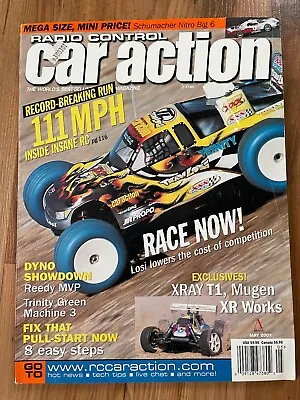 RC Car Action Magazine May 2001 - Losi Triple X Associated TC3 Mugen MBX-4 XR • $5.06