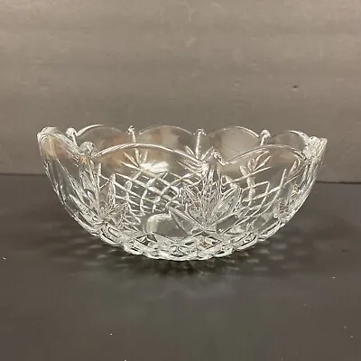 Vintage Galway Renmore Irish Crystal 8-1/2” Round Bowl Centerpiece Salad Serving • $25